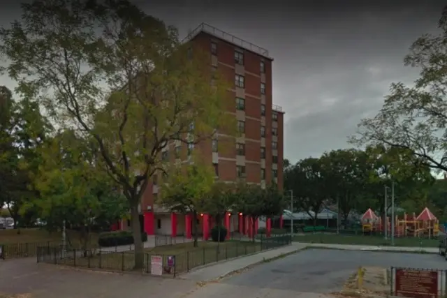 Part of NYCHA's sprawling Throggs Neck complexes in the Bronx